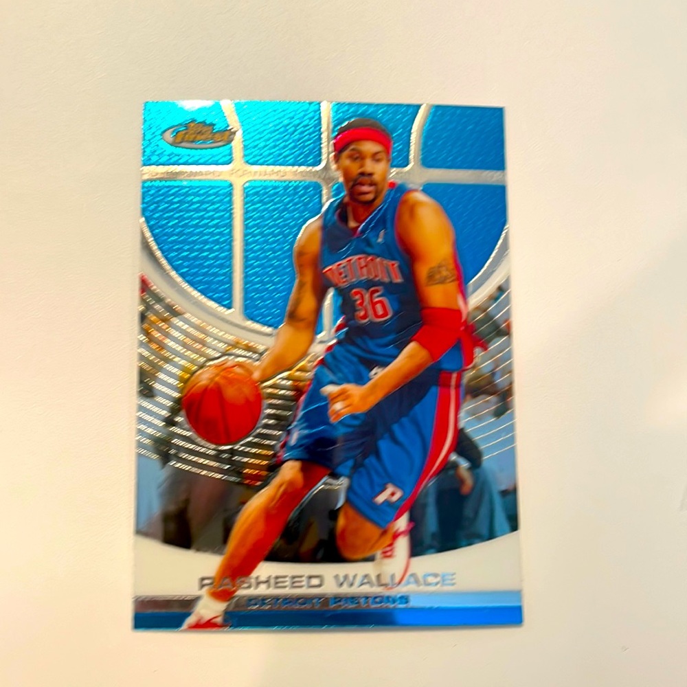 Rasheed Wallace #52 Topps finest card